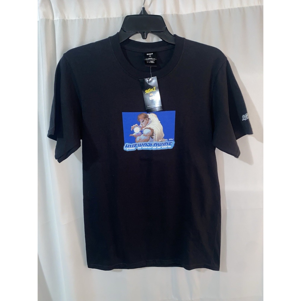 HUF x Street Fighter II Ryu Hadouken T Shirt Small NWT